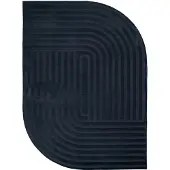 FRAAI Volero - Tapis irrégulier - Flowy Lines Anthracite - 230x330cm