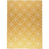 FRAAI Volero - Tapis d’extérieur géométrique – Faro Ripple Jaune - 140x200cm