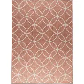 De Onlinewinkelier b.v. Volero - Tapis d’extérieur géométrique – Faro Ripple Rose - 160x230cm