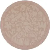 Little Olly Tapis de jeu rond lavable | Flo Rose | Ø 120cm | Rose | Rond | Tapis enfants