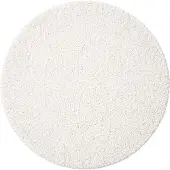 De Onlinewinkelier b.v. Volero - Tapis Rond Fluffy – Bobby Blanc - Ø 160cm
