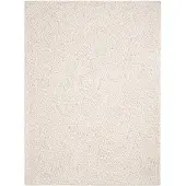 NATURL. Tapis Fluffy – Bobby Blanc | 80x150cm | Blanc | Rectangulaire | Tapis