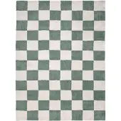 FRAAI Tapis à damier | Blox Vert | 230x330cm | Vert | Rectangulaire | Tapis