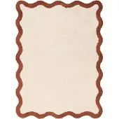 FRAAI Volero - Tapis lavable – Hazy Brun/Crème - 230x330cm