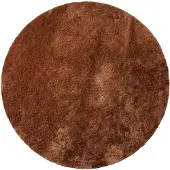 NATURL. Tapis rond lavable | Clean Rouille | Ø 200cm | Marron | Rond | Tapis