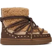 INUIKII Après-ski 'CURLY ROCK' marron / cappuccino / noisette