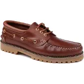 Suitable Chaussures Bateau Cuir Marron