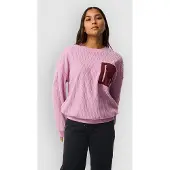 Rip Curl S-series Jacquard Sweatshirt Rose S Femme