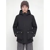 Jack & Jones Junior Veste d’hiver 'JJEWOLF' noir