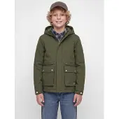 Jack & Jones Junior Veste d’hiver 'JJEWOLF' vert foncé