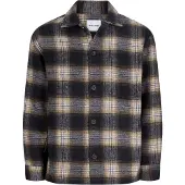 Jack & Jones Chemise 'JJESOHO OLLIE' bleu nuit / umbra / blanc
