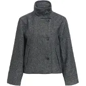 Object Veste mi-saison 'OBJRiki' gris chiné / noir