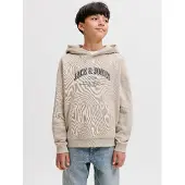 Jack & Jones Junior Sweat 'JJEDenver' mastic / beige chiné / noir