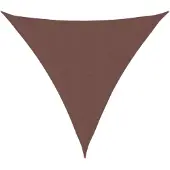 vidaXL Voile de parasol tissu oxford triangulaire 6x6x6 m marron