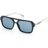 MAX&Co. Lunettes de Soleil MO0171 55/17/140 Shiny dark green Injected WOMAN MO0171