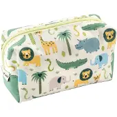 Eberhard Faber Trousse à crayons EBERHARD FABER « Jumbo Safari » en polyester, grand compartiment principal,