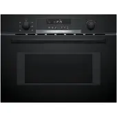 Bosch Série 6 CMA585GB1 Four à micro-ondes encastrable à air chaud, 60 x 45 cm, Noir