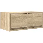 vidaXL Armoire TV Chêne Sonoma 60x31x25,5 cm Matériau dérivé du bois