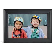 Aura Frames Cadre photo numérique Carver 10,1" Gravel Noir