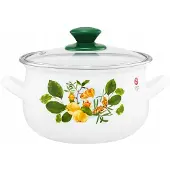 Emalia Olkusz PIGWA Garniture Émaillée 5 L 22 cm Induction