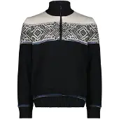 CMP Pull en maille à col zippé