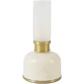 Light & Living Lampe de table Nivy Blanc sur pile