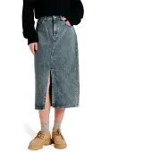 Roxy Cold Winds Mid Denim Skirt Gris M Femme