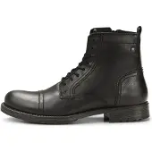 Jack & Jones Bottines à lacets 'Russel' noir