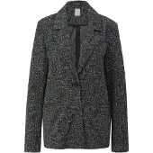 QS Blazer noir / blanc