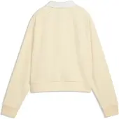 Puma Sweat-shirt 'Class' jaune pastel / blanc