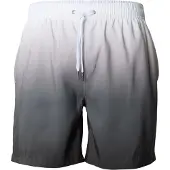 Urban Classics Shorts de bain gris / blanc