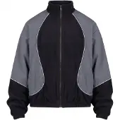Urban Classics Talsan Fleece Jacket Noir,Gris XL Homme