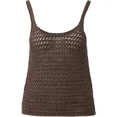 QS Tops en tricot chocolat