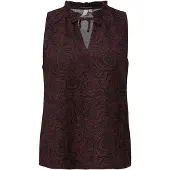 QS Chemisier lilas / noir