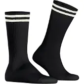 Falke Chaussettes noir, Rayé