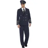 Smiffys Déguisement pilote de ligne homme Medium