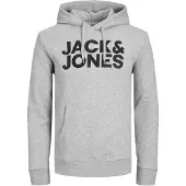 Jack & Jones Sweat-shirt gris clair / noir