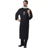 Generique Déguisement prêtre homme Large