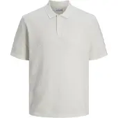 Jack & Jones George Polo Tricot plat en coton doux, Col polo classique avec patte de boutonnage, Coupe décontractée et confortable