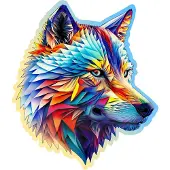 Wooden City Puzzles en bois de la ville de Holz Classy Wolf