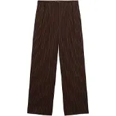 Superdry Pantalon à pince brun foncé / rose