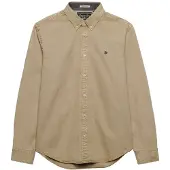 Superdry Chemise bleu marine / moka