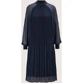 MADELEINE Robe bleu foncé
