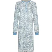 Pastunette Chemise de nuit 'Soft Paisley' bleu clair / blanc cassé