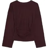 Bershka T-shirt rouge foncé
