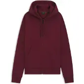 BOSS Sweat à capuche zippé en coton stretch