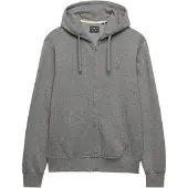 Superdry Homme Sweat à Capuche Zippé Essential SD Co Logo Dark Grey Taille: S
