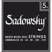 Sadowsky Black Label SBN-40B Jeux de 5 cordes basses