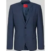 HUGO Veste de costume 'ArtiM204X' marine / rouge