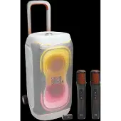 JBL PartyBox 330 Blanc + EasySing Mics